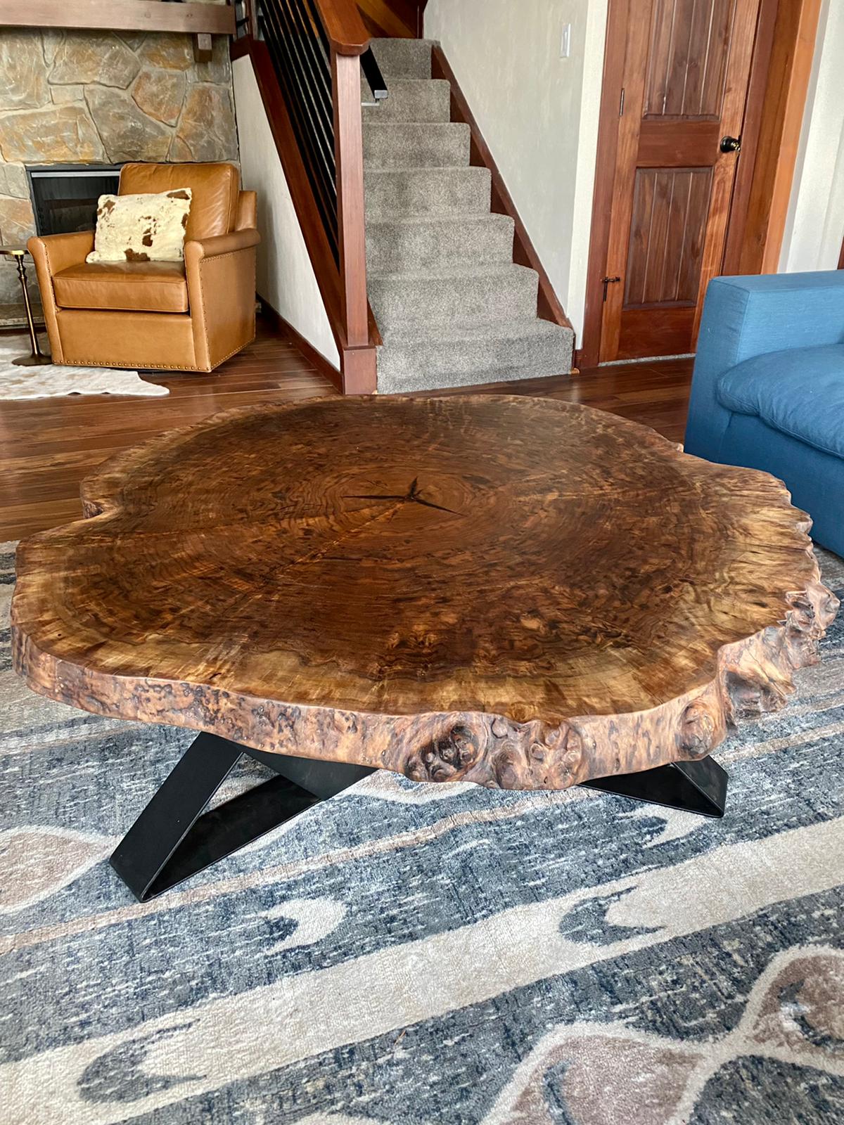 Custom Burl Coffee Tables