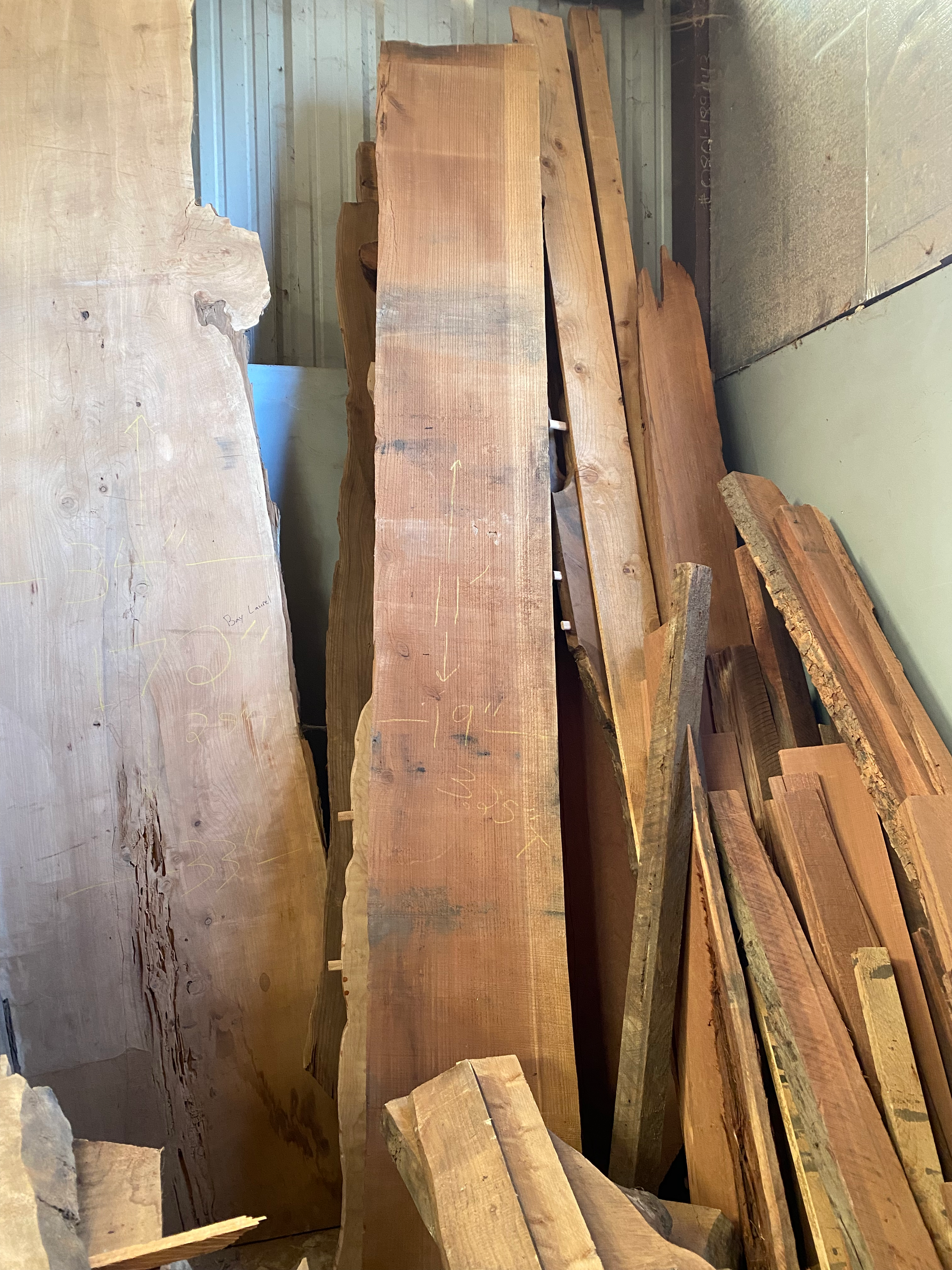 Redwood Slabs